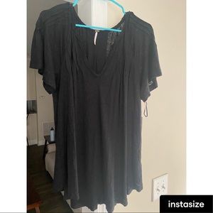 NWT Free People Black Shirt